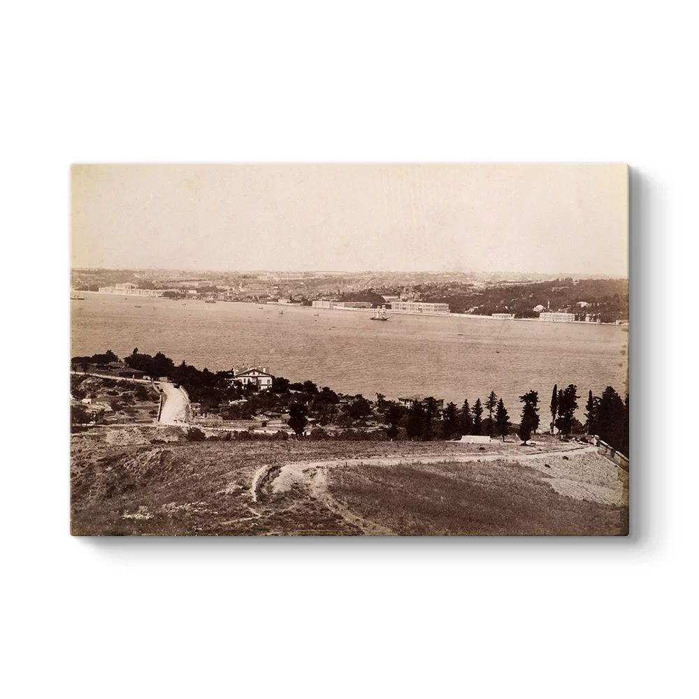 Eski İstanbul Manzara Tablosu - Model 1